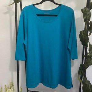 Woman Within  3/4 Sleeve Top